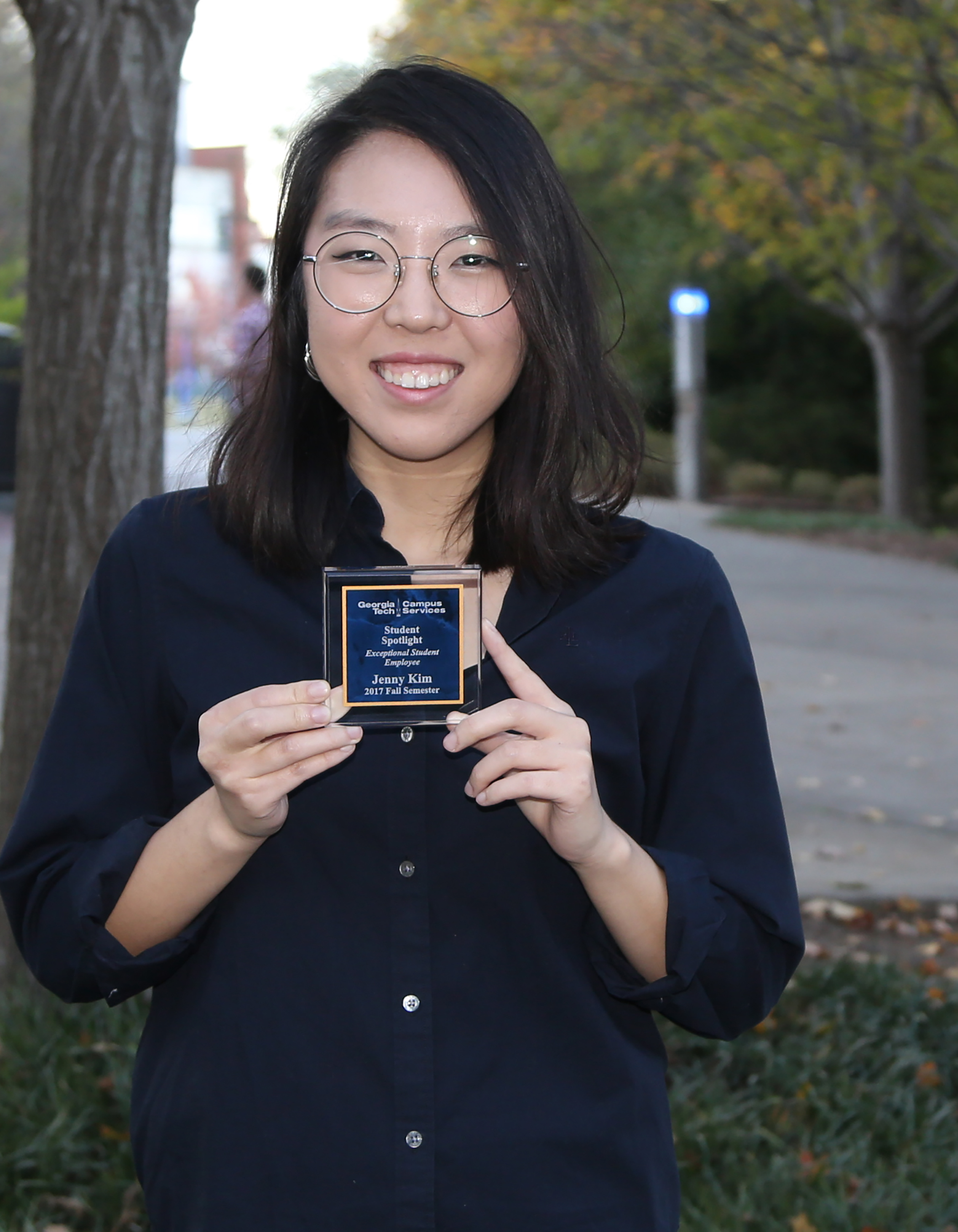 Picture of Jenny Kim, Campus Services Student Spotlight for Fall 2017 Picture of Jenny Kim, Campus Services Student Spotlight for Fall 2017